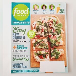 Food Network Magazine, April 2018 - Easy New Dinners! Ultimate Carrot Cake